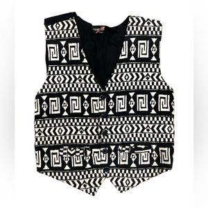 Vintage Tribal Print Vest
